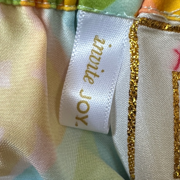 Colorful Patterned Wide Leg Pants - Picture 4 of 7